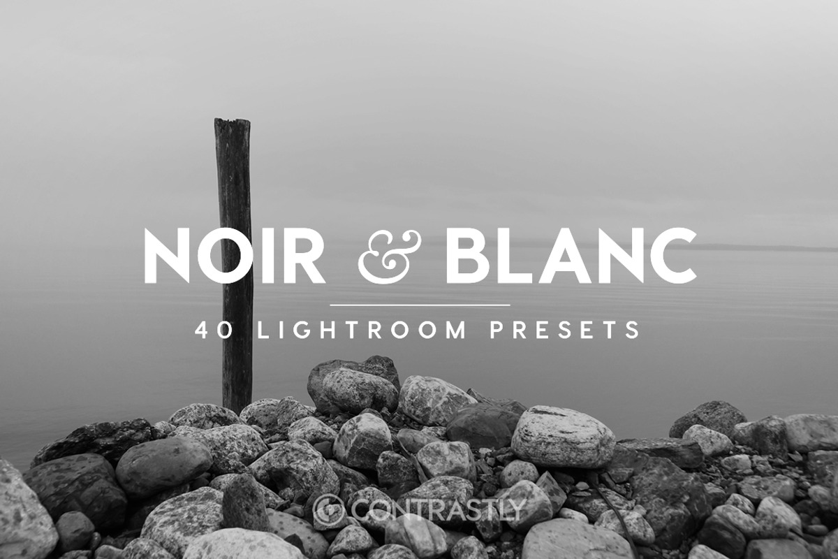 Noir & Blanc Lightroom Presets, an Action Add-On by Contrastly Shop (Photo 1 of 3)