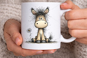 Whimsical Farm Animals Clipart, a Seasonal Illustration by Canvas Craft (Thumbnail 6 of 7)