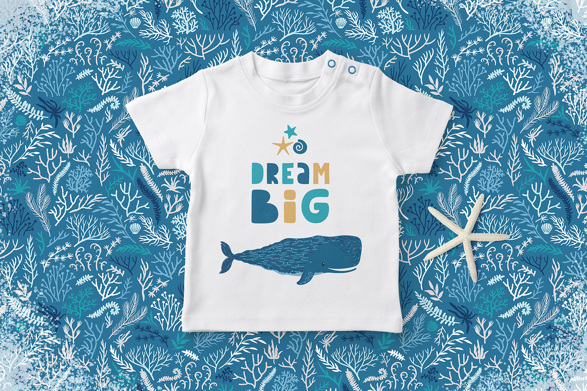 Cute Whales. Characters & patterns, an Animal Illustration by MagicForestory (Photo 7 of 12)