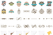 Bundle Labels, Stamps, Calligraphic, a Decorative Illustration by TAlex (Thumbnail 2 of 7)