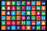 Set of different icons, an Outline Icon by AlexZeL (Thumbnail 3 of 7)