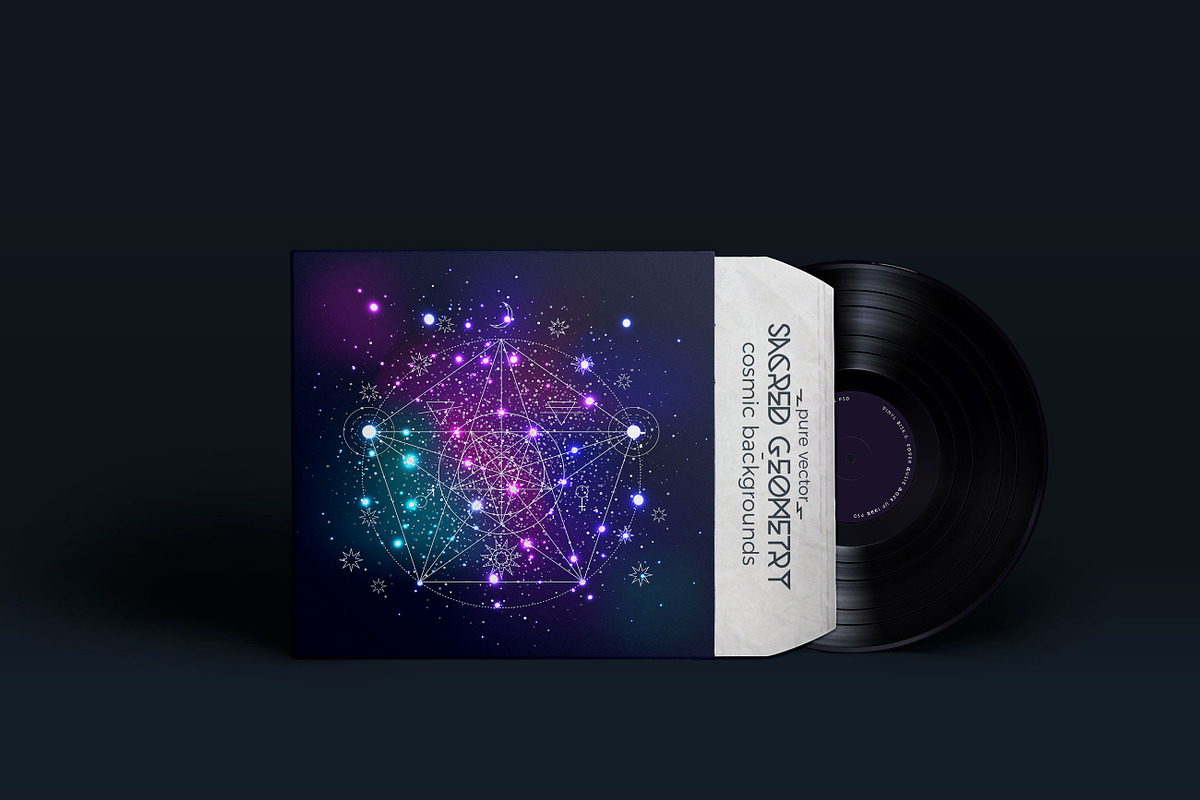 Vector Sacred Geometry Set, a Background Graphic by OlgaRom (Photo 7 of 8)