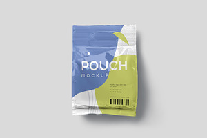 D Handle Stand Up Pouch Mockups