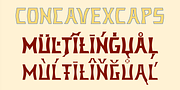Concavex, a Sans Serif Font by Ingrimayne Type (Thumbnail 5 of 7)