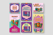 Diwali Social Media Post Templates, a Social Media Template by BrandPacks (Thumbnail 5 of 5)