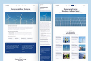 Solar & Renewable Energy Website UI, an UI Kit Template by peterdraw (Thumbnail 3 of 7)