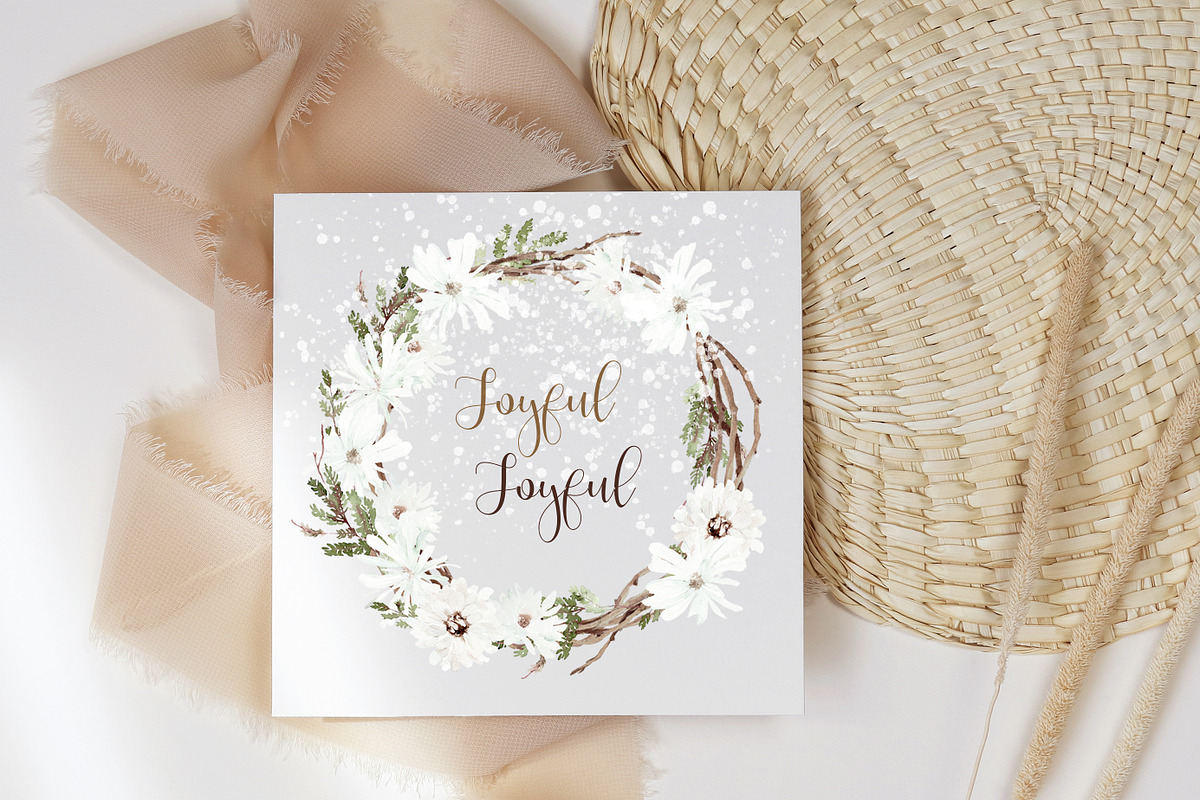 Watercolor flower - Snow flower, an Illustration by Beigetime (Photo 9 of 11)