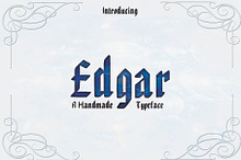 EDGAR, Handmade Gothic Typeface