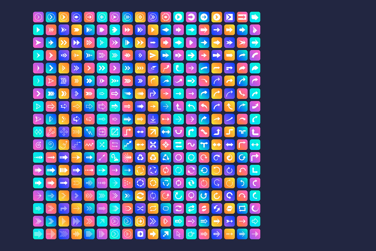 324 Arrow Icons, an Outline Icon by karnofff (Photo 9 of 9)