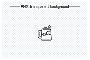 Beverage and Drinks Line Icons, an Outline Icon by Designfour (Thumbnail 4 of 7)