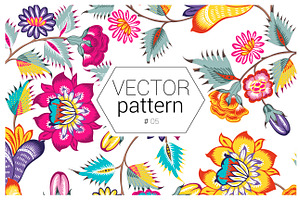 VECTOR CHINTZ SEAMLESS PATTERN