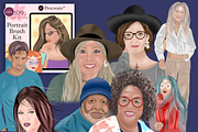 Procreate Portraits Brushset, a Brush Add-On by Papaya (Thumbnail 8 of 20)