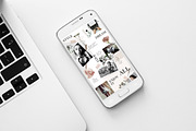 Instagram PUZZLE template - Floral, a Social Media Template by CreativeFolks (Thumbnail 3 of 6)