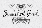 Scratched Brush Script Font, a Script Font by vectalex (Thumbnail 1 of 7)