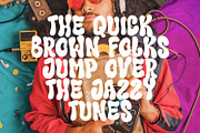 Wetnessday - Groovy Type, a Sans Serif Font by ikiiko (Thumbnail 4 of 7)