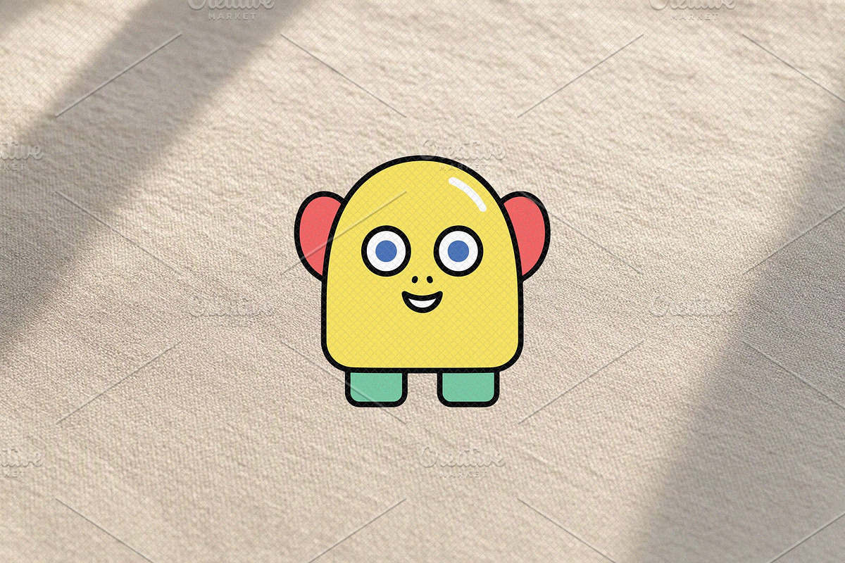 Cute Alien Character, a Decorative Illustration by Vectorium Studio (Photo 2 of 3)
