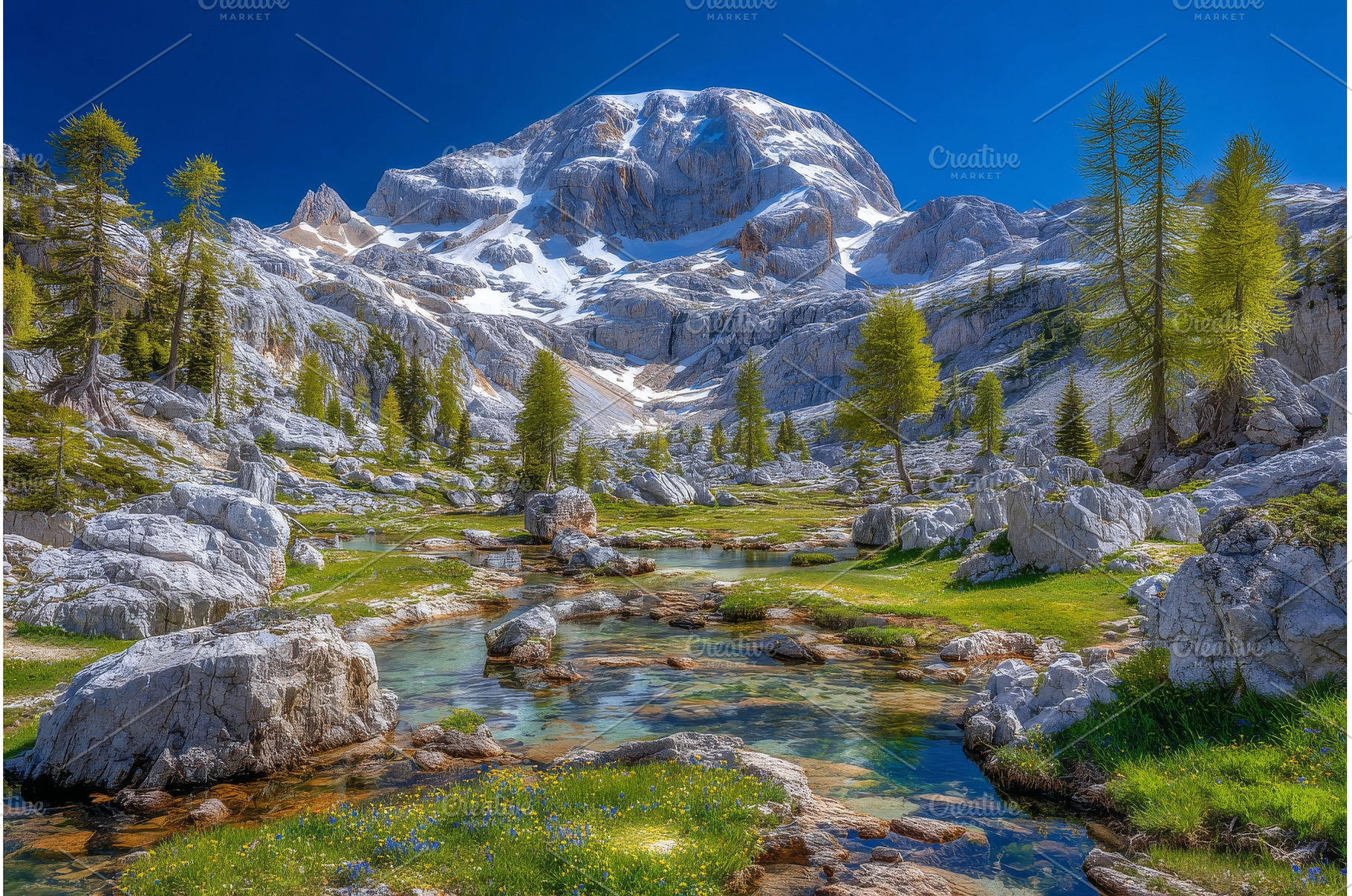 The mountain peaks in Slovenia, a Nature Photo by ZinetroN