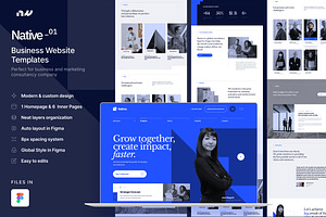 Native-Business Figma Web Template