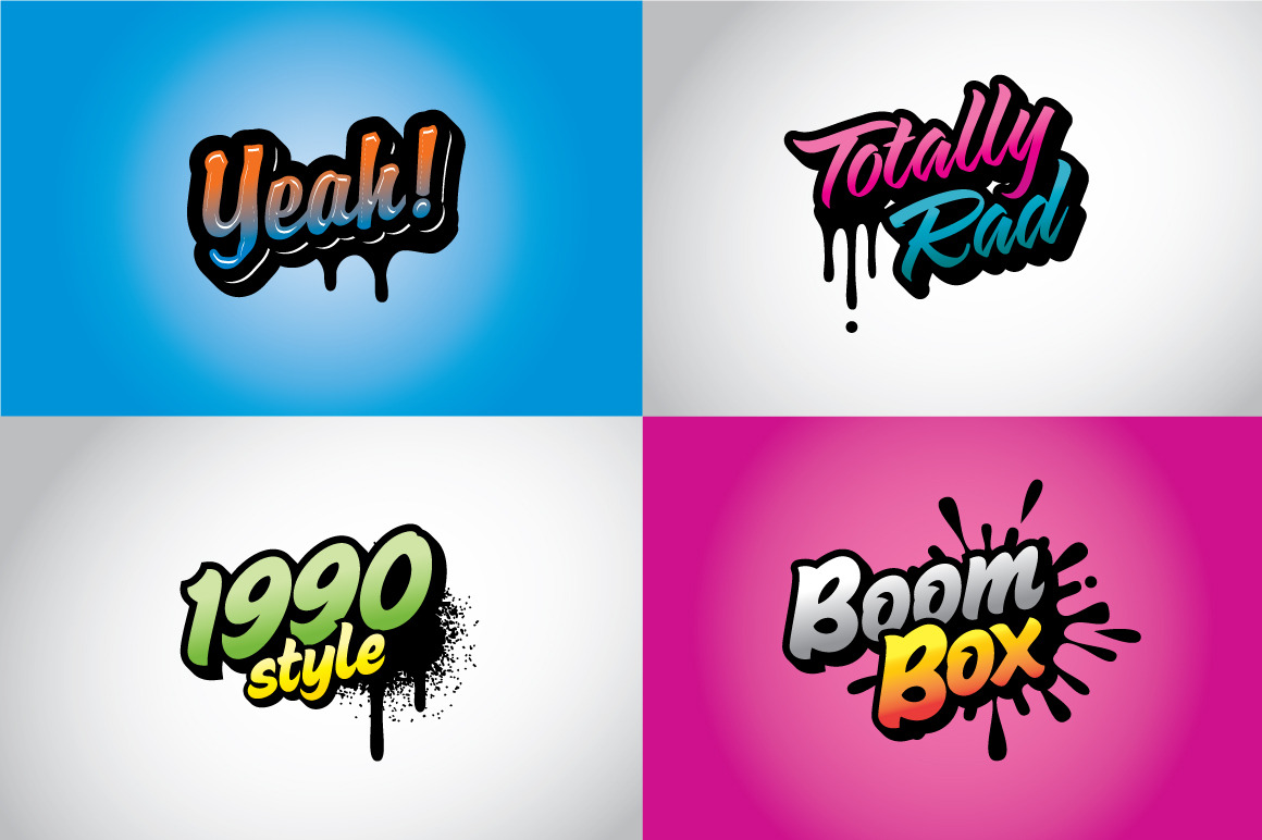 Funk Graphic Styles, a Layer Style Add-On by Designdell (Photo 3 of 5)