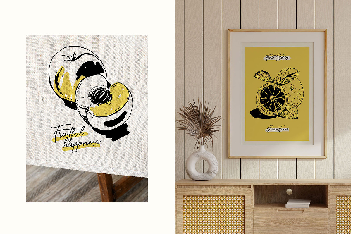 Summer Fruits Poster Builder, an Object Graphic by KetteCreate (Photo 13 of 17)