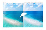 Beach Vibes Mobile Lightroom Presets, an Action Add-On by Filtercrave (Thumbnail 3 of 11)