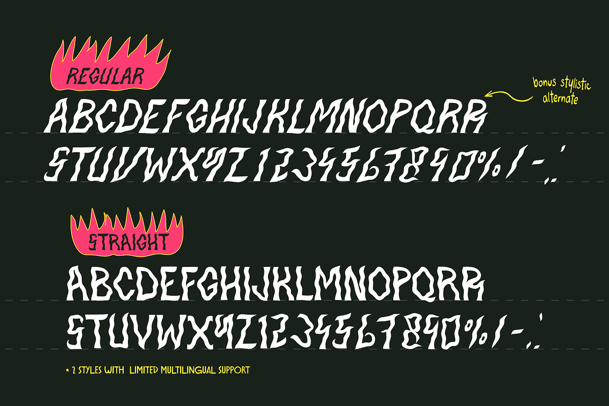 Hair Metal, a Font by Hello Wala Type Foundry (Photo 3 of 7)