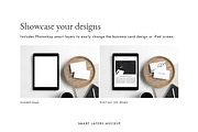 Business Card & iPad Photo Mockups, a Books & Magazine Mockup by Moyo Studio (Thumbnail 4 of 8)
