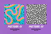 Retro Pattern Set, a Pattern Graphic by Dedraw Studio (Thumbnail 2 of 13)