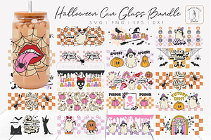 Halloween Beer Can Glass Wrap Bunde