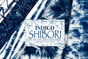 50 Indigo Shibori Tie Dye Textures, a Pattern Graphic by OlgaRom (Thumbnail 1 of 10)