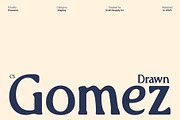 CS Gomez Drawn, a Serif Font by Craft Supply Co. (Thumbnail 1 of 8)