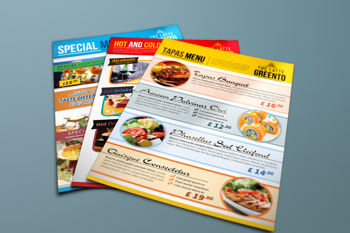 Restaurant and Cafe Menu Pack 02, a Brochure Template by fatihakdemir (Photo 5 of 5)