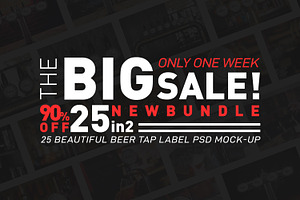 Beer Tap Label Big Pack