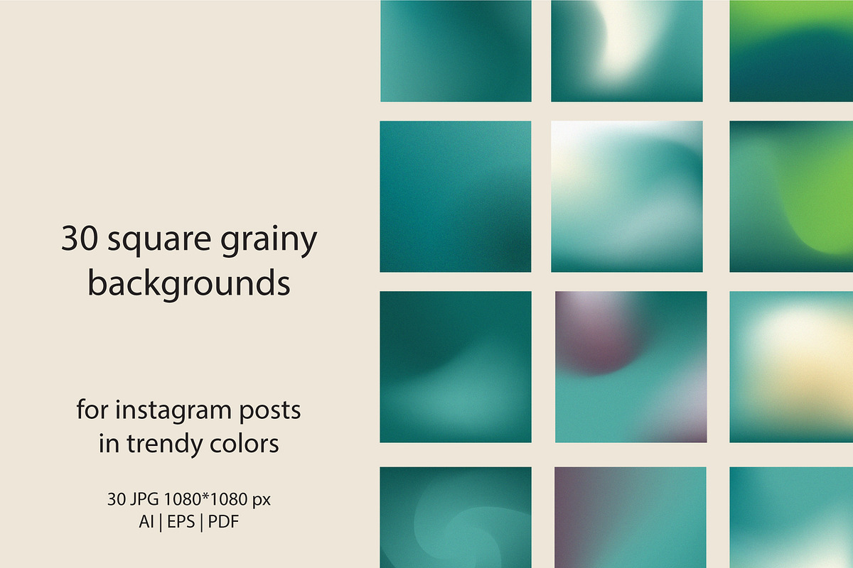 Velvet Jade grainy gradient textures, a Texture Illustration by GapArt (Photo 4 of 7)