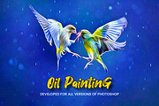 BUNDLE! 18 in 1 Oil Painting Effect, an Action Add-On by U_Design (Thumbnail 14 of 19)
