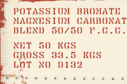 Vtg Stencil Bradley 075, a Slab Serif Font by astype fonts (Thumbnail 6 of 7)