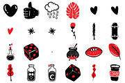 216 Cute Monsters & Design Elements, an Object Illustration by crafty (Thumbnail 13 of 16)