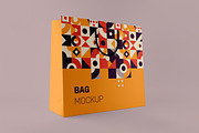 Square Bag Mockup, a Packaging Mockup by Qaleb Studio (Thumbnail 1 of 3)