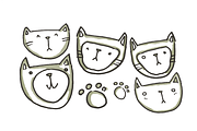 Cat Doodles, an Illustration by Amy Doodles Cats (Thumbnail 2 of 2)