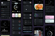 FlexTrack - Fitness App UI Kit, an UI Kit Template by floxui (Thumbnail 4 of 8)
