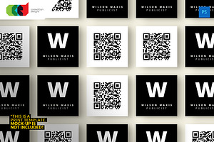 Square Minimal - Business Card 62