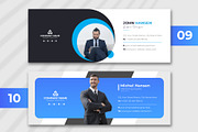 Modern Email Signature Template, a Templates & Theme by pixelcreatx (Thumbnail 5 of 9)