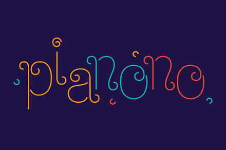Pianono Typeface