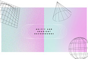 Retro Gradient bg's& Liquid Elements, an Object Graphic by CreativeFolks (Thumbnail 4 of 13)