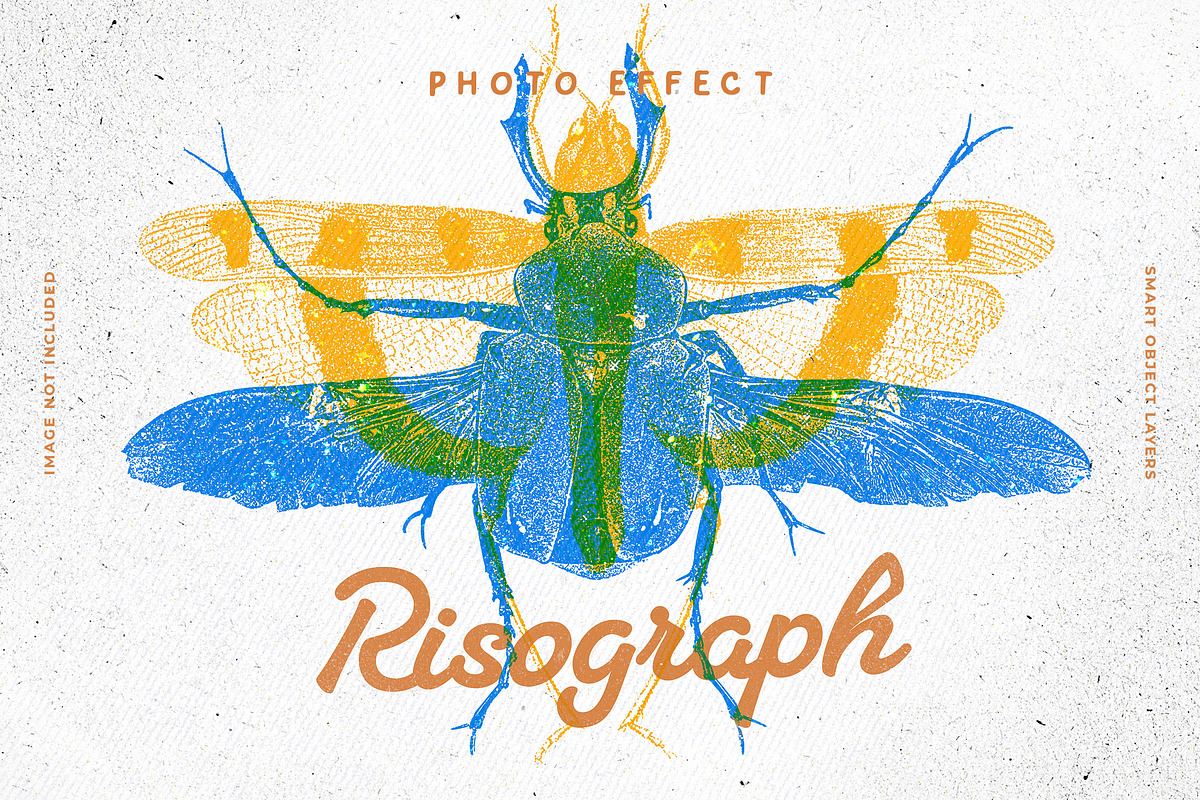 Risograph Photo Effect, a Layer Style Add-On by Svaha Graphic Studio (Photo 1 of 4)