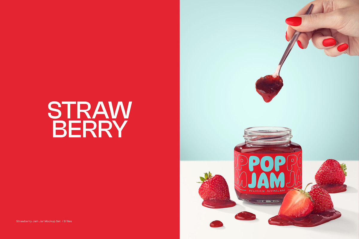 Jam Jar Mockup Bundle, a Cups & Container Mockup by creatsy5 (Photo 53 of 65)