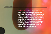 LiminalPhase Messy Experimental Sans, a Sans Serif Font by Struvictory.art (Thumbnail 3 of 9)