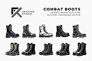 Combat Boots Icon Vector, an Icon by Akatype Studio (Thumbnail 1 of 3)