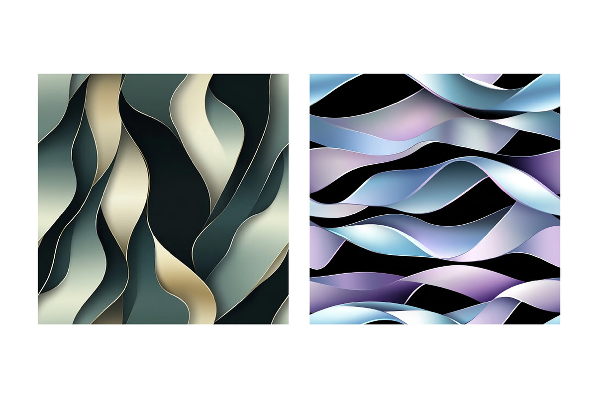 Abstract Wavy Lines Digital Paper, a Texture Graphic by Dream Creation (Photo 7 of 7)