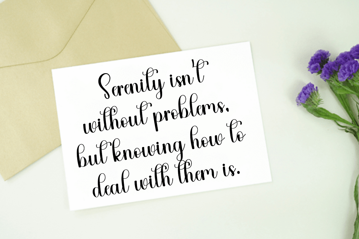 Straight Script, a Handwritten Font by InermediaSTUDIO (Photo 6 of 8)